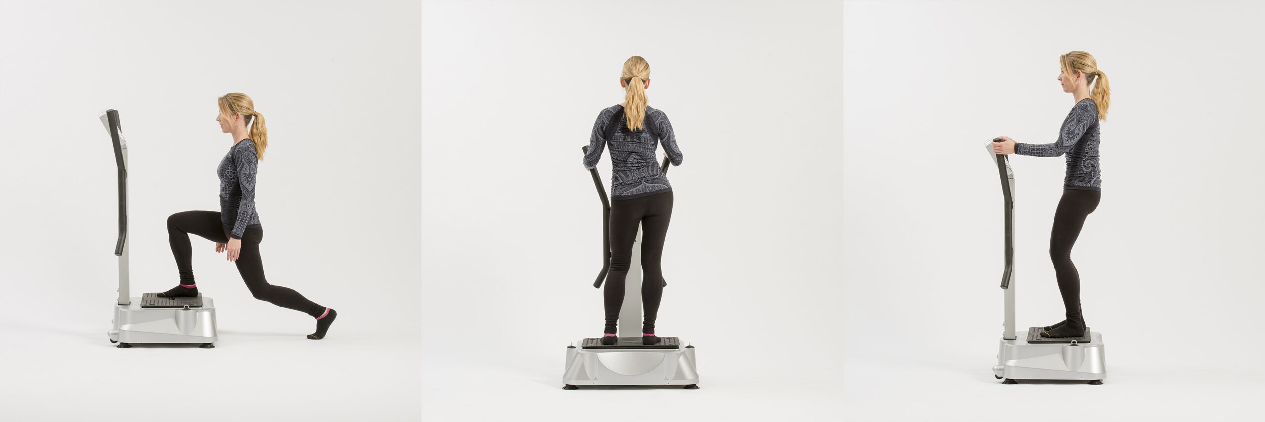 Whole body vibration exercises for slimmer legs