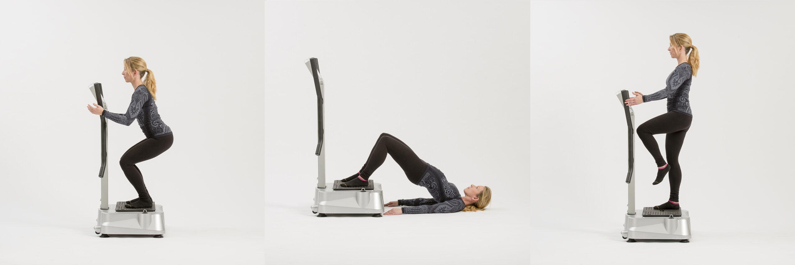 Whole body vibration exercises for slimmer legs