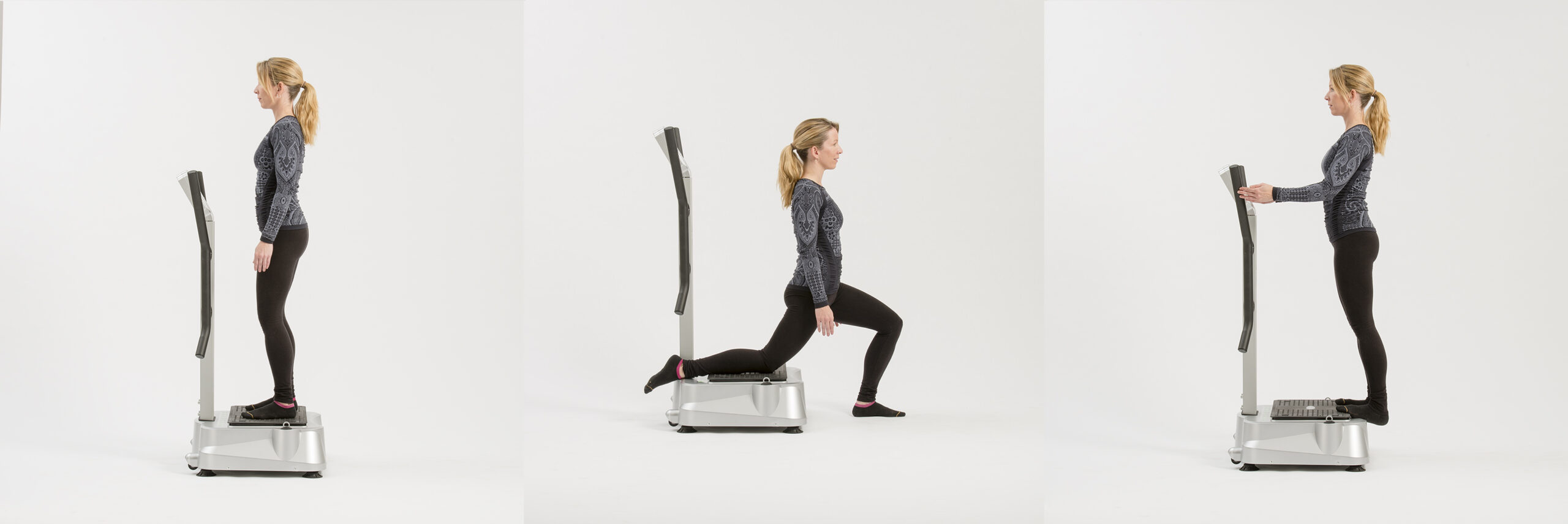 Whole body vibration exercises for slimmer legs