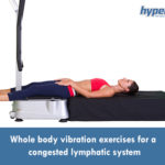 Whole body vibration exercises for a congested lymphatic system