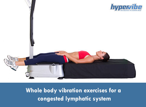 Whole body vibration exercises for a congested lymphatic system