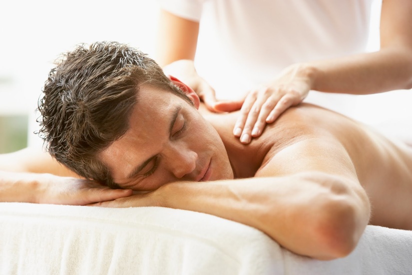 relaxing therapy massage