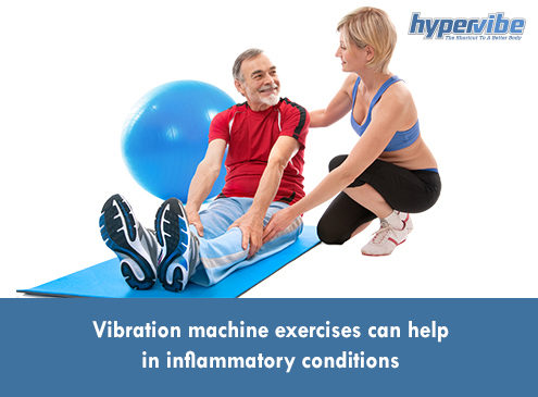 Vibration machine exercises can help in inflammatory conditions