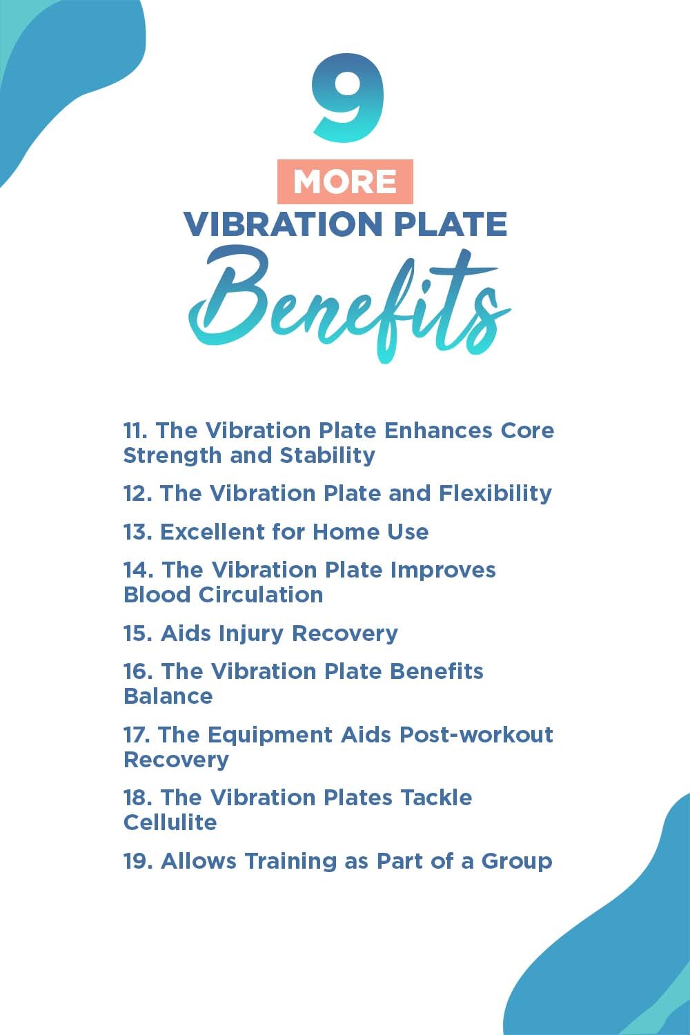 9 vibration plate benefits