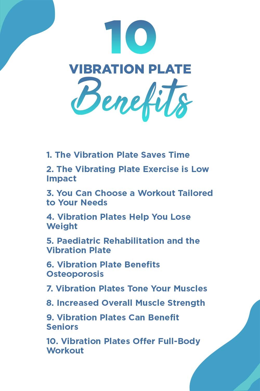 vibration plate benefits