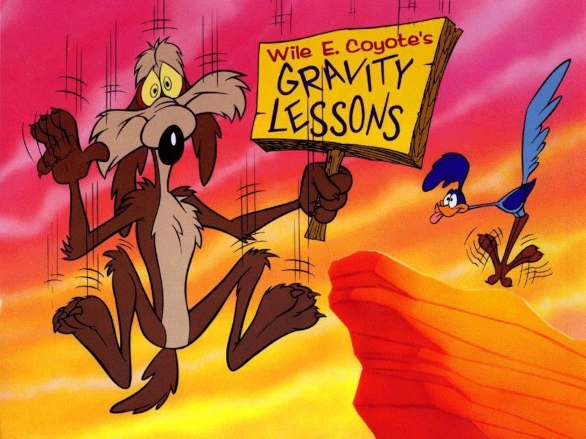 gravity lessons from a cartoon character