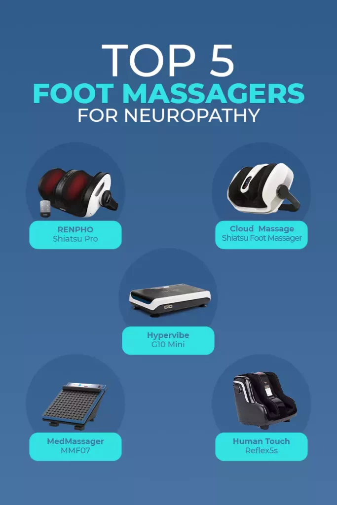 An image showing the Top 5 Foot Massagers for Neuropathy