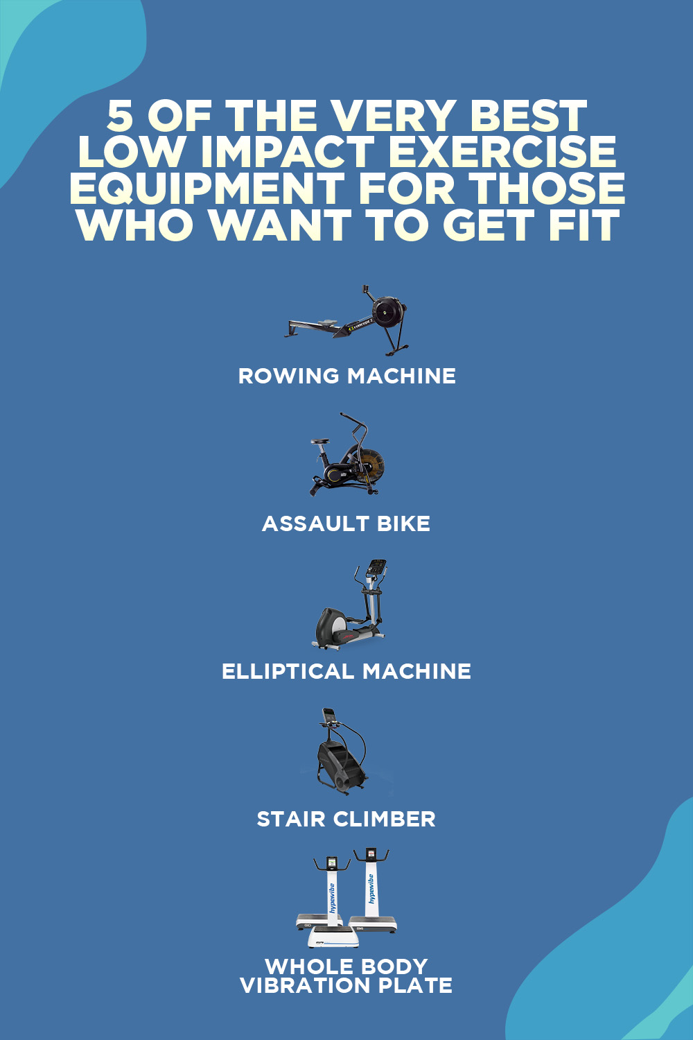 low impact exercise equipment