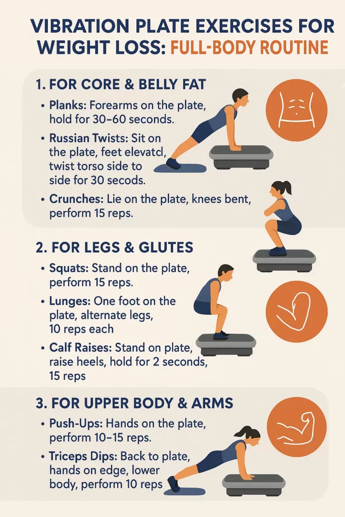 Vibration Plate Exercises For Weight Loss (Full-Body Routine)