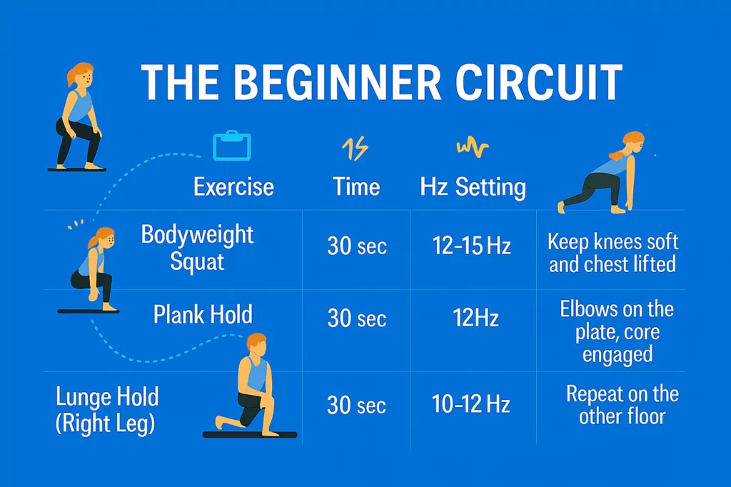 the beginner Vibration training circuit
